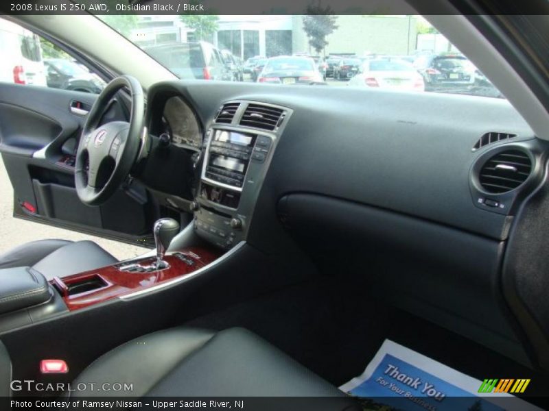Obsidian Black / Black 2008 Lexus IS 250 AWD