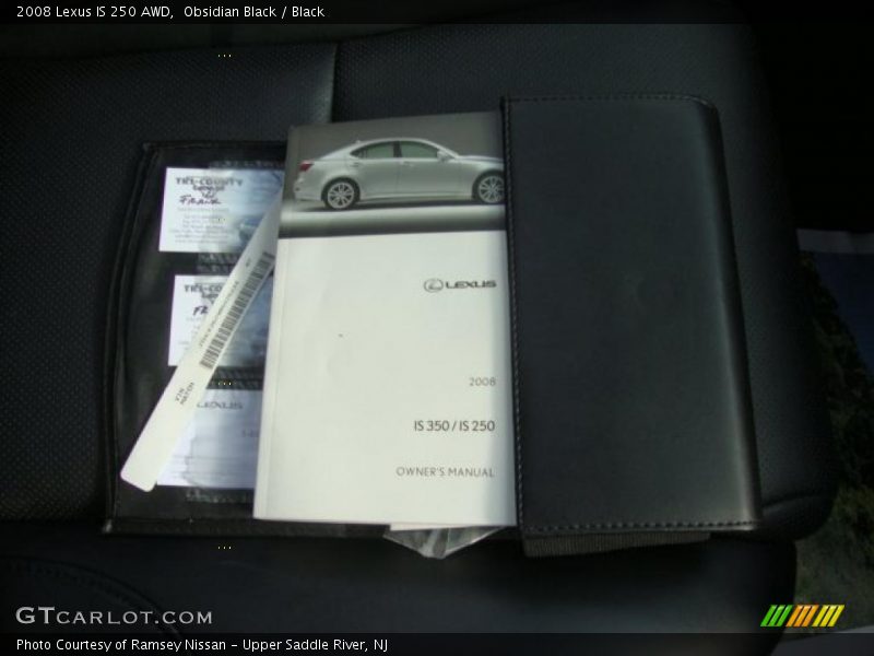 Obsidian Black / Black 2008 Lexus IS 250 AWD