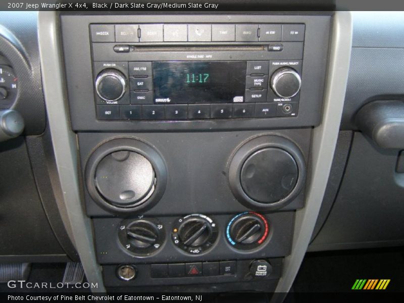 Black / Dark Slate Gray/Medium Slate Gray 2007 Jeep Wrangler X 4x4