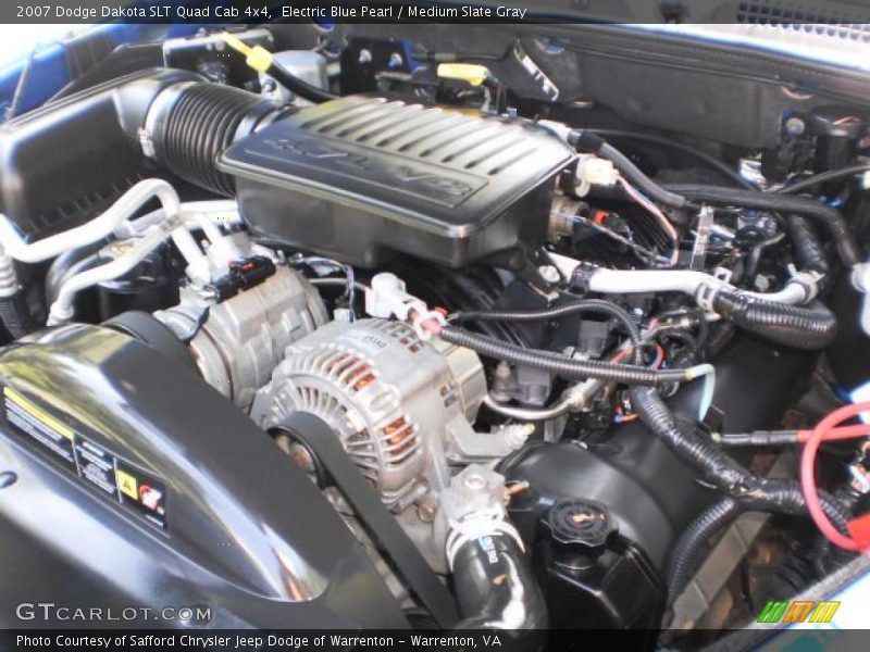  2007 Dakota SLT Quad Cab 4x4 Engine - 4.7 Liter OHV 16-Valve Flex-Fuel V8