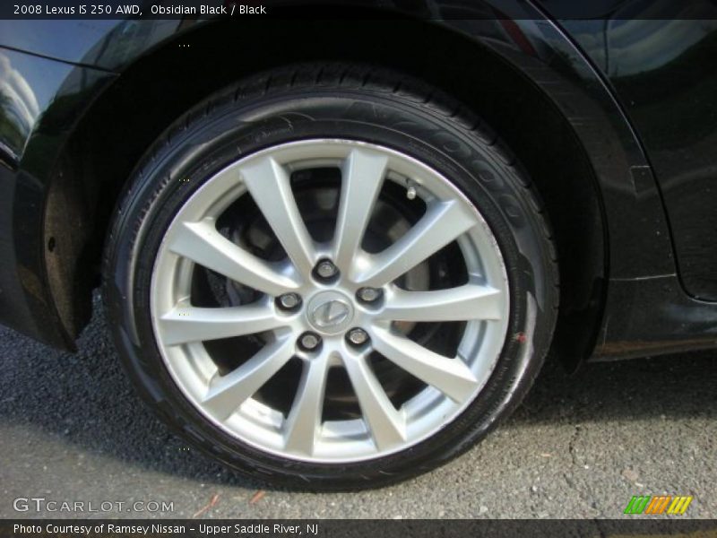 Obsidian Black / Black 2008 Lexus IS 250 AWD