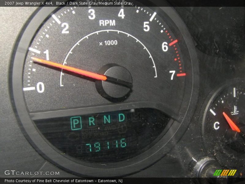 Black / Dark Slate Gray/Medium Slate Gray 2007 Jeep Wrangler X 4x4
