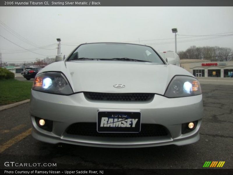 Sterling Silver Metallic / Black 2006 Hyundai Tiburon GS