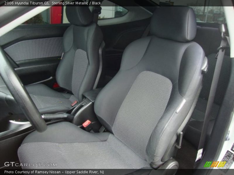 Sterling Silver Metallic / Black 2006 Hyundai Tiburon GS