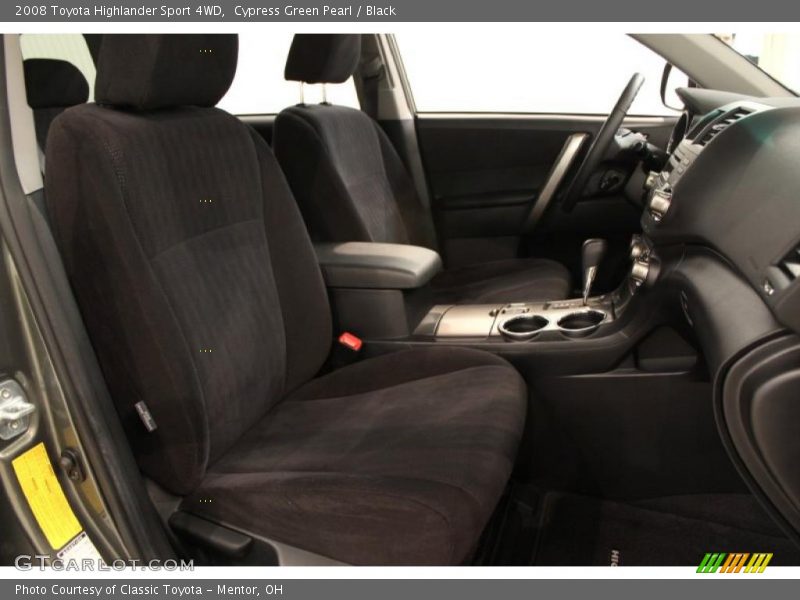 Cypress Green Pearl / Black 2008 Toyota Highlander Sport 4WD