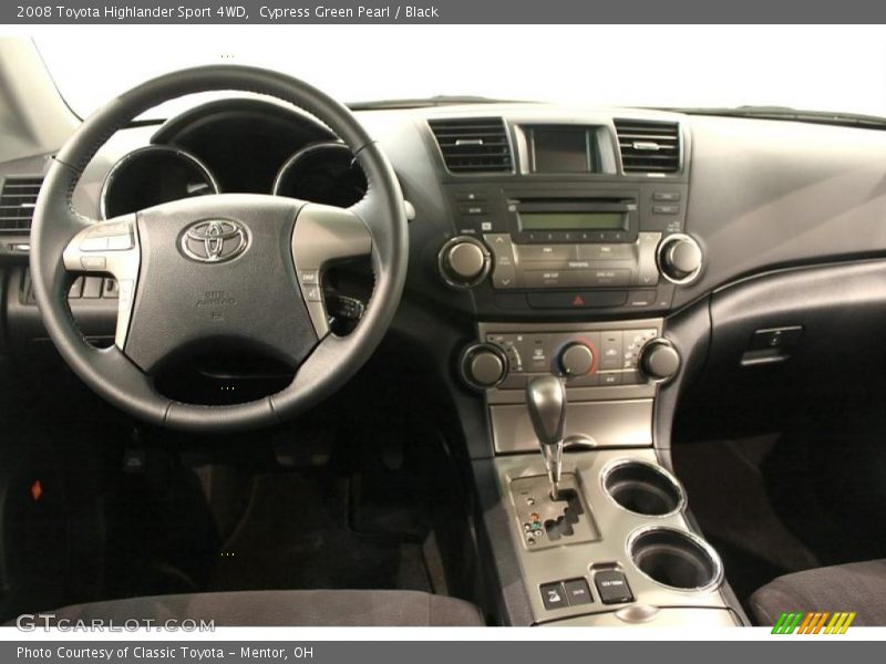 Cypress Green Pearl / Black 2008 Toyota Highlander Sport 4WD