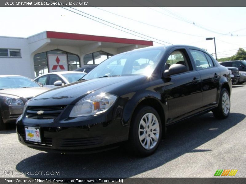 Black / Gray 2010 Chevrolet Cobalt LS Sedan