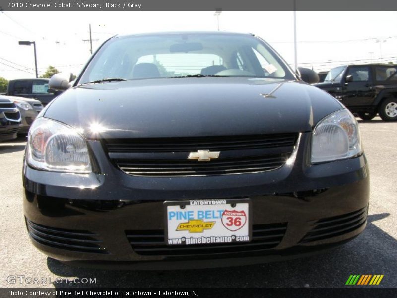 Black / Gray 2010 Chevrolet Cobalt LS Sedan