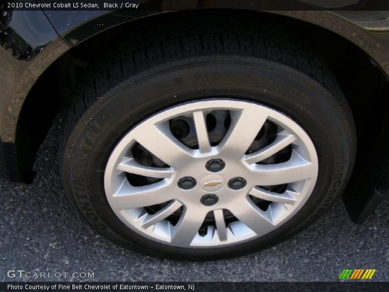 Black / Gray 2010 Chevrolet Cobalt LS Sedan