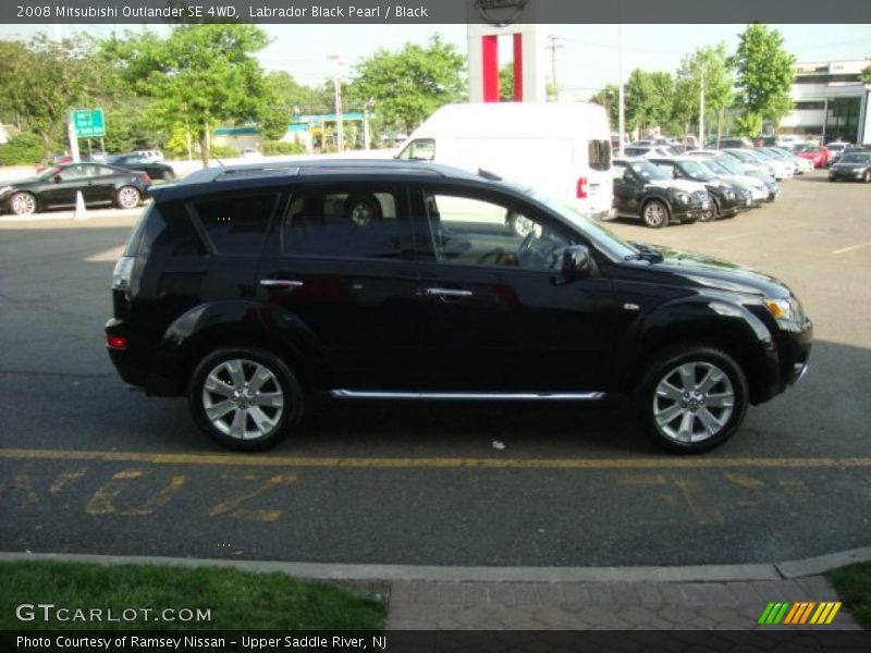 Labrador Black Pearl / Black 2008 Mitsubishi Outlander SE 4WD