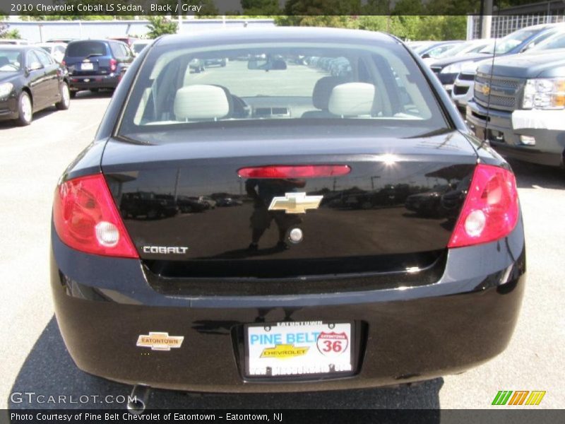 Black / Gray 2010 Chevrolet Cobalt LS Sedan