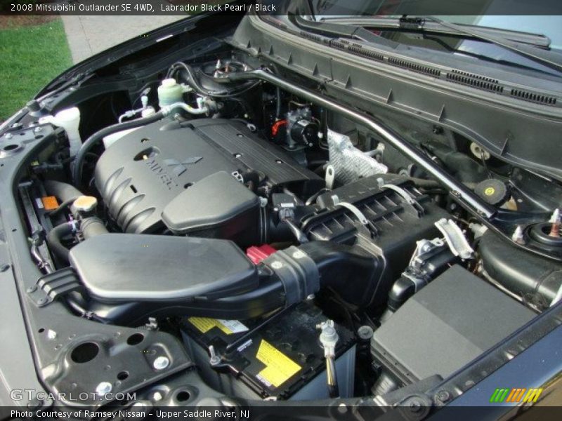  2008 Outlander SE 4WD Engine - 2.4 Liter DOHC 16-Valve MIVEC 4 Cylinder