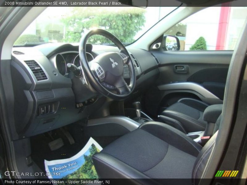 Labrador Black Pearl / Black 2008 Mitsubishi Outlander SE 4WD