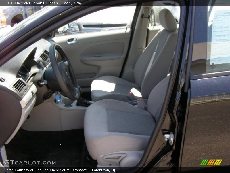 Black / Gray 2010 Chevrolet Cobalt LS Sedan