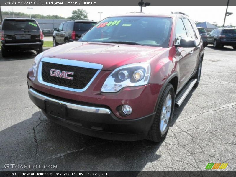Red Jewel Tintcoat / Titanium 2007 GMC Acadia SLE