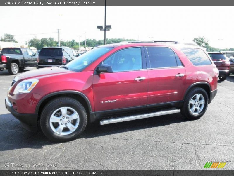 Red Jewel Tintcoat / Titanium 2007 GMC Acadia SLE