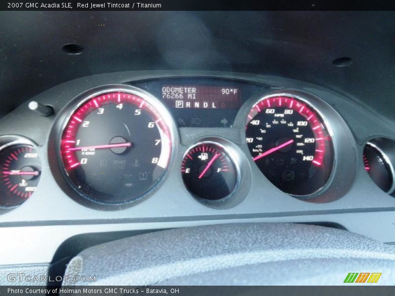 Red Jewel Tintcoat / Titanium 2007 GMC Acadia SLE