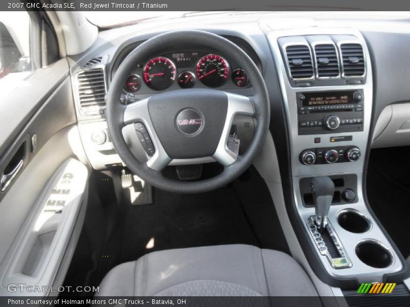 Red Jewel Tintcoat / Titanium 2007 GMC Acadia SLE