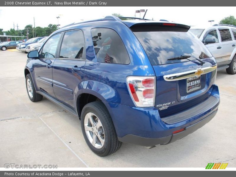 Navy Blue Metallic / Dark Gray 2008 Chevrolet Equinox LT