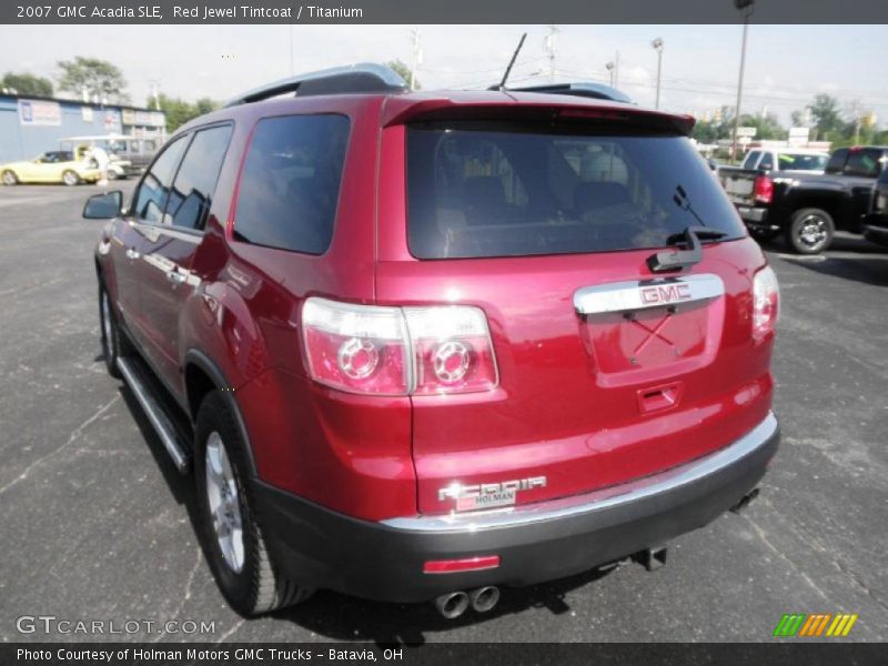 Red Jewel Tintcoat / Titanium 2007 GMC Acadia SLE