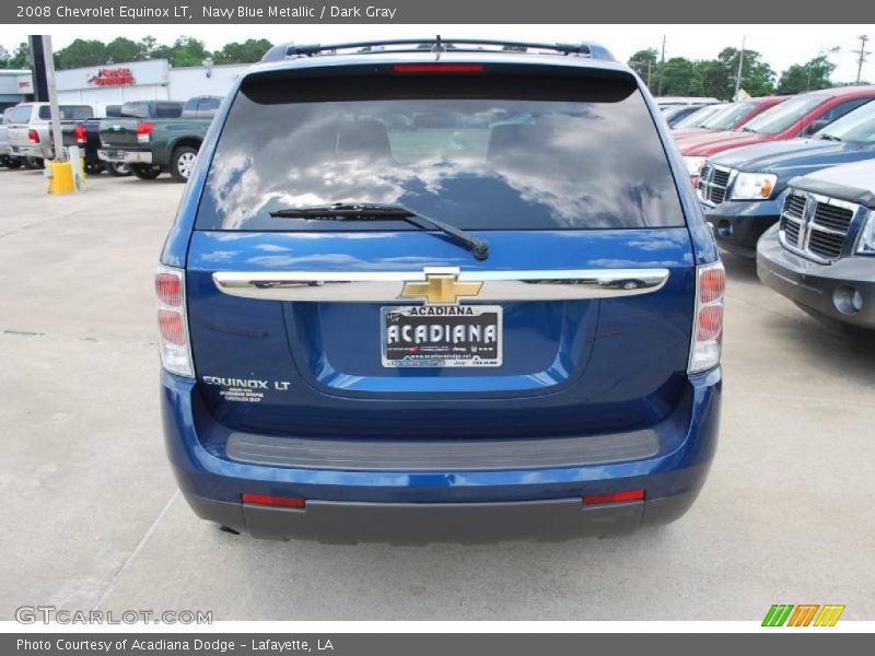 Navy Blue Metallic / Dark Gray 2008 Chevrolet Equinox LT