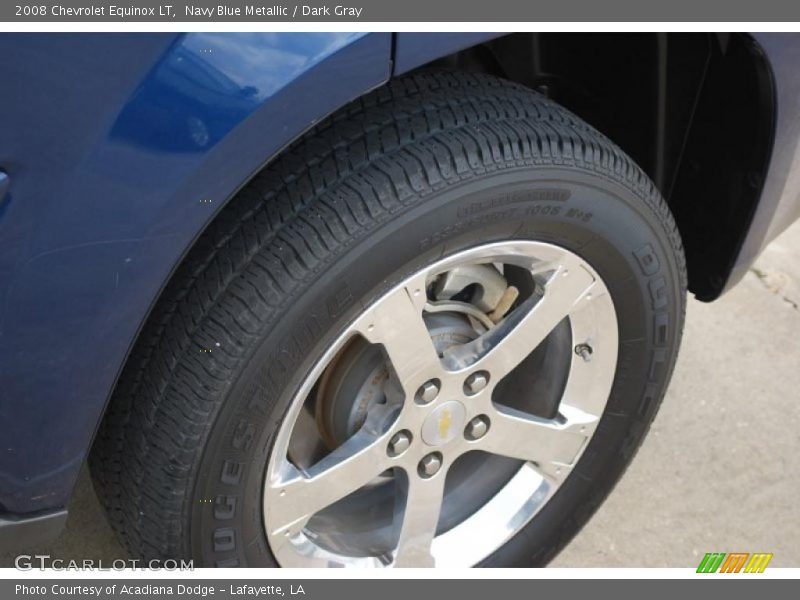 Navy Blue Metallic / Dark Gray 2008 Chevrolet Equinox LT
