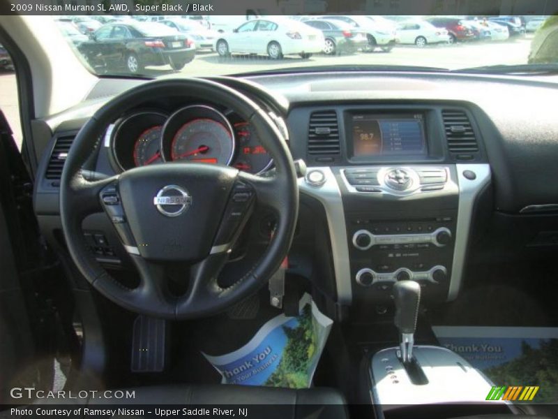 Super Black / Black 2009 Nissan Murano SL AWD