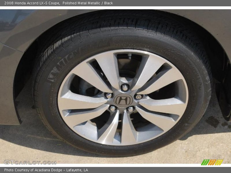 Polished Metal Metallic / Black 2008 Honda Accord LX-S Coupe