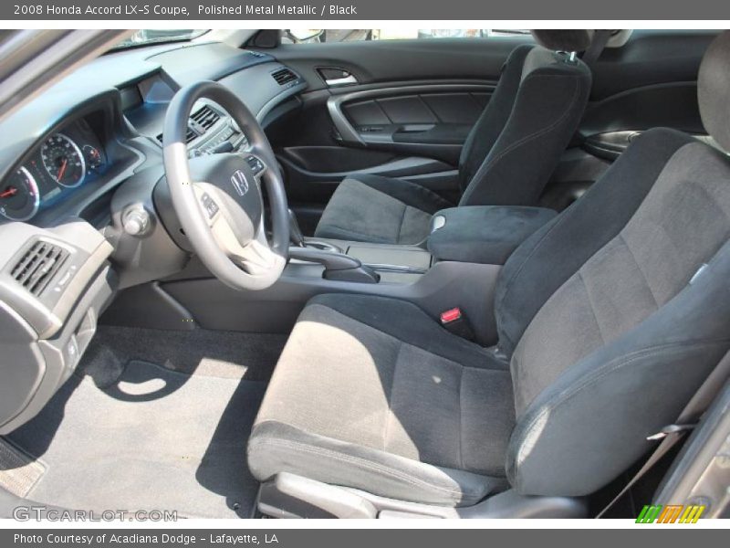 Polished Metal Metallic / Black 2008 Honda Accord LX-S Coupe
