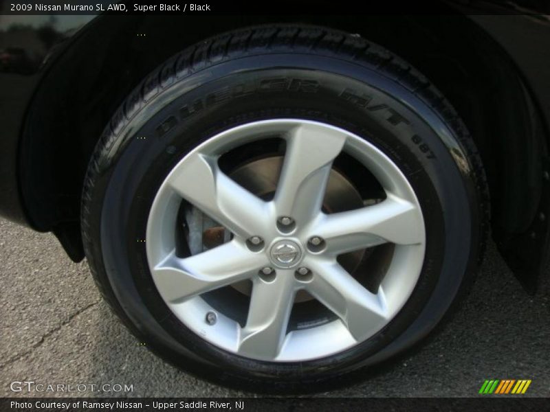 Super Black / Black 2009 Nissan Murano SL AWD