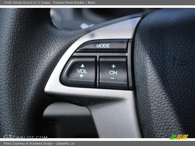 Polished Metal Metallic / Black 2008 Honda Accord LX-S Coupe