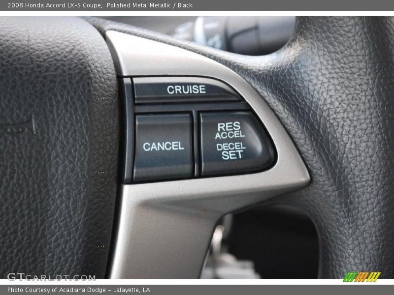 Polished Metal Metallic / Black 2008 Honda Accord LX-S Coupe