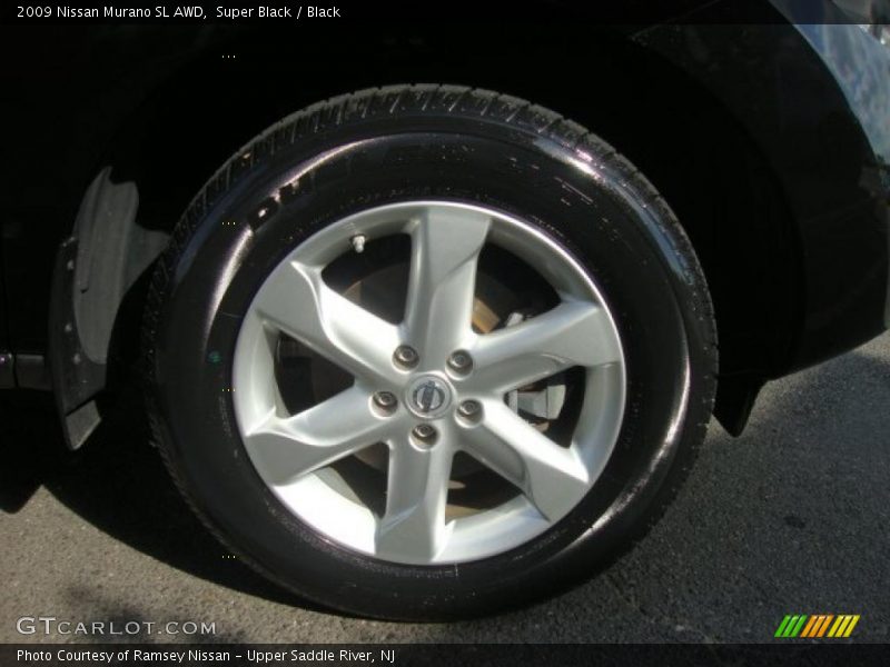 Super Black / Black 2009 Nissan Murano SL AWD