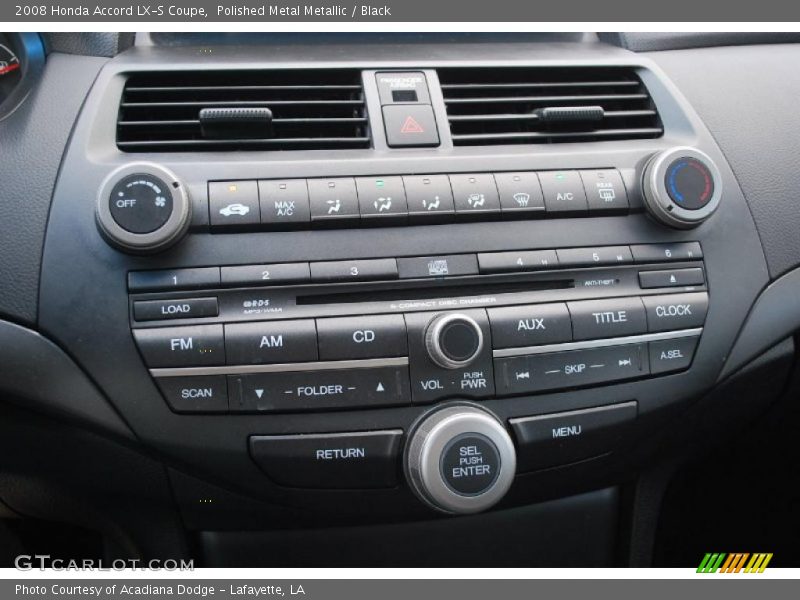 Polished Metal Metallic / Black 2008 Honda Accord LX-S Coupe