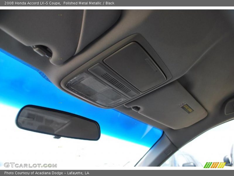 Polished Metal Metallic / Black 2008 Honda Accord LX-S Coupe