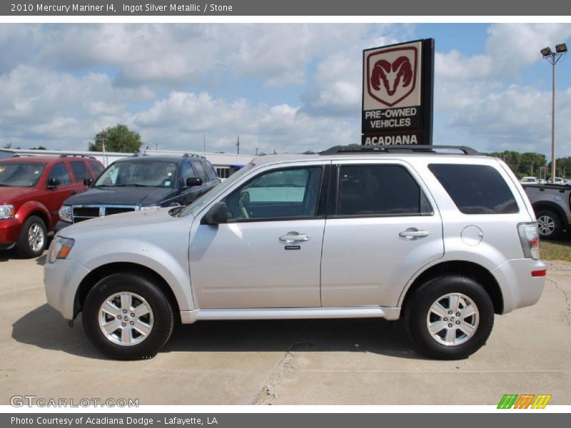 Ingot Silver Metallic / Stone 2010 Mercury Mariner I4