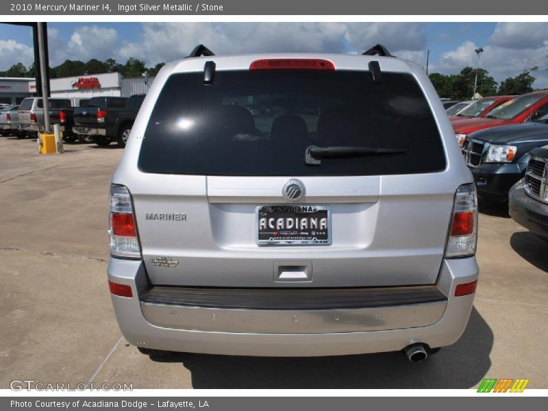 Ingot Silver Metallic / Stone 2010 Mercury Mariner I4
