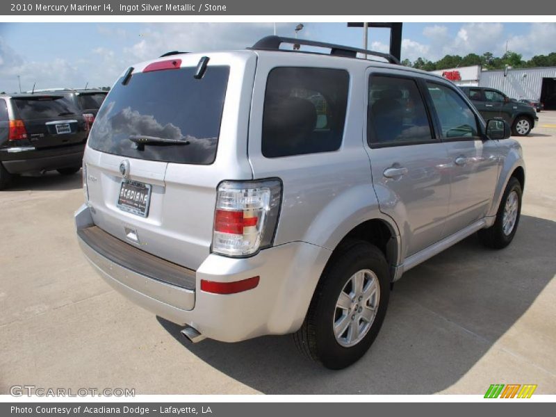 Ingot Silver Metallic / Stone 2010 Mercury Mariner I4