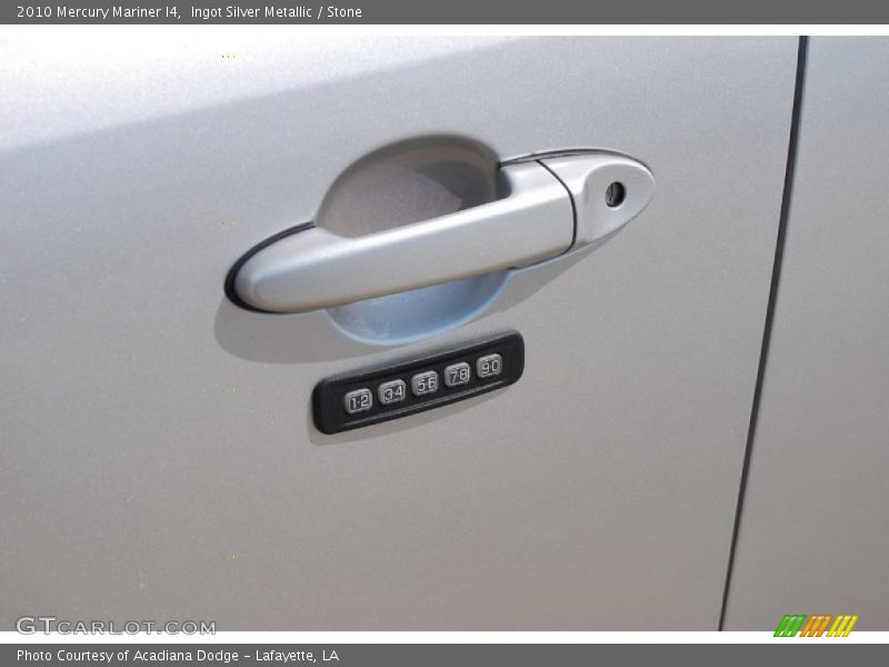 Ingot Silver Metallic / Stone 2010 Mercury Mariner I4