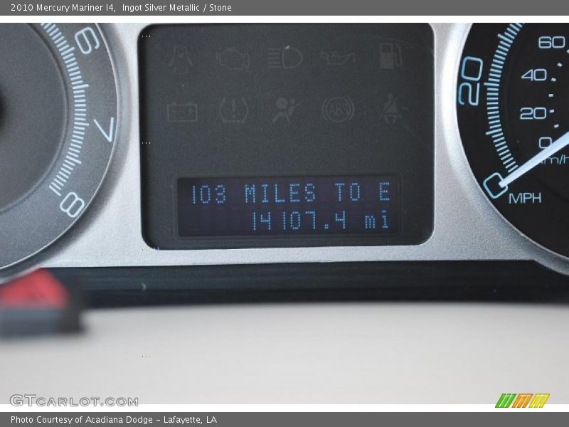 Ingot Silver Metallic / Stone 2010 Mercury Mariner I4
