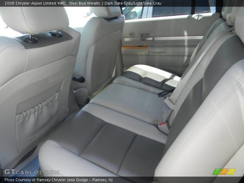 Steel Blue Metallic / Dark Slate Gray/Light Slate Gray 2008 Chrysler Aspen Limited 4WD
