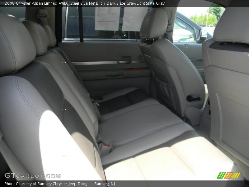 Steel Blue Metallic / Dark Slate Gray/Light Slate Gray 2008 Chrysler Aspen Limited 4WD
