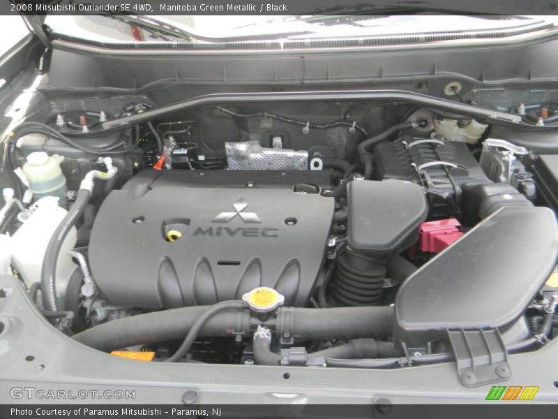  2008 Outlander SE 4WD Engine - 2.4 Liter DOHC 16-Valve MIVEC 4 Cylinder