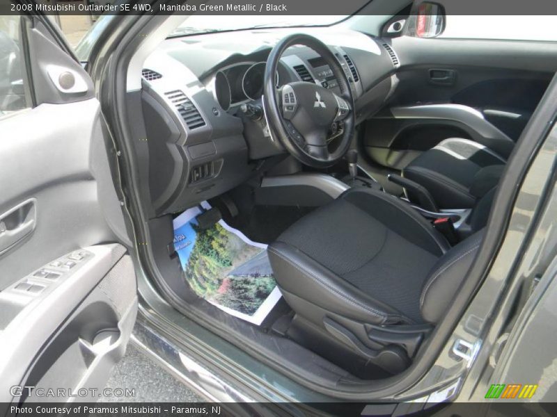  2008 Outlander SE 4WD Black Interior