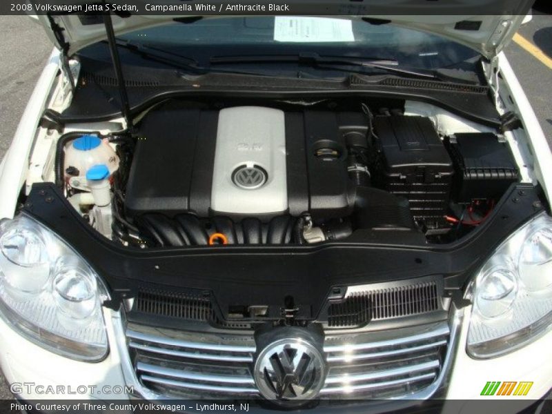 Campanella White / Anthracite Black 2008 Volkswagen Jetta S Sedan