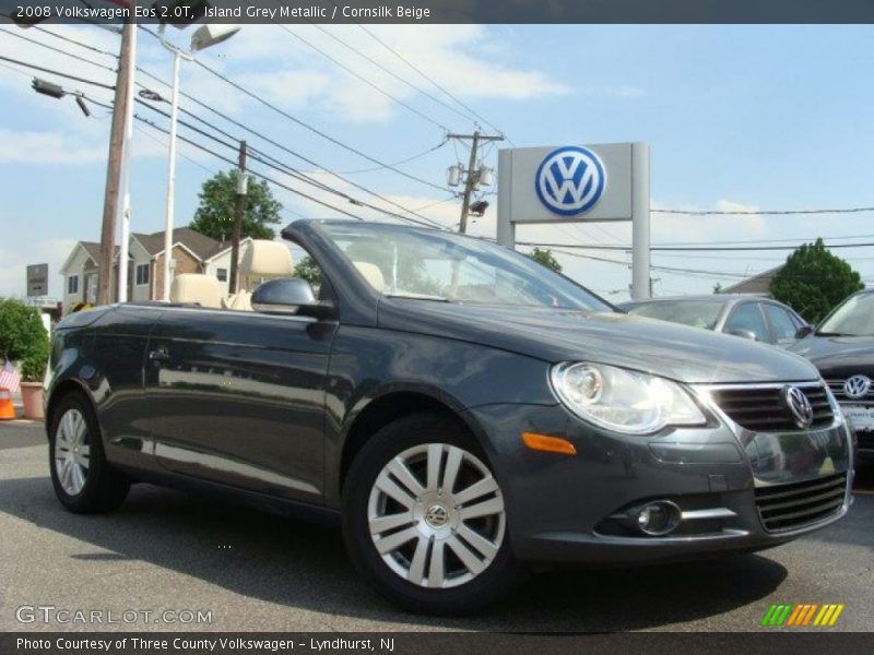 Island Grey Metallic / Cornsilk Beige 2008 Volkswagen Eos 2.0T