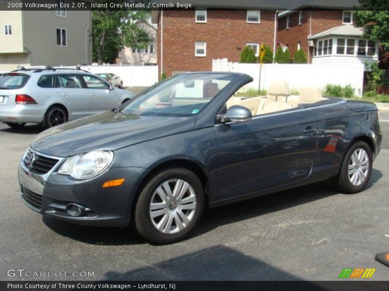 Island Grey Metallic / Cornsilk Beige 2008 Volkswagen Eos 2.0T