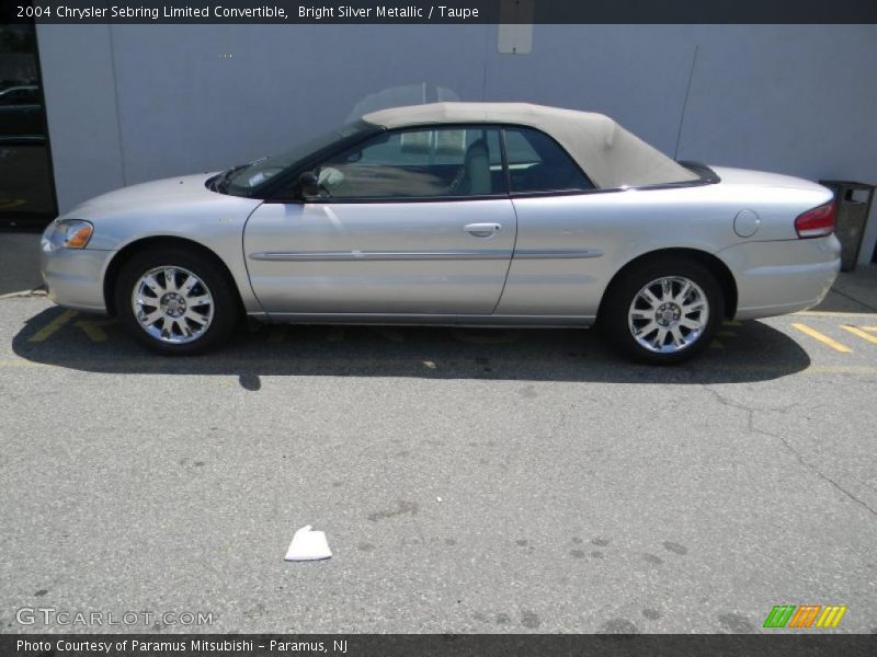 Bright Silver Metallic / Taupe 2004 Chrysler Sebring Limited Convertible