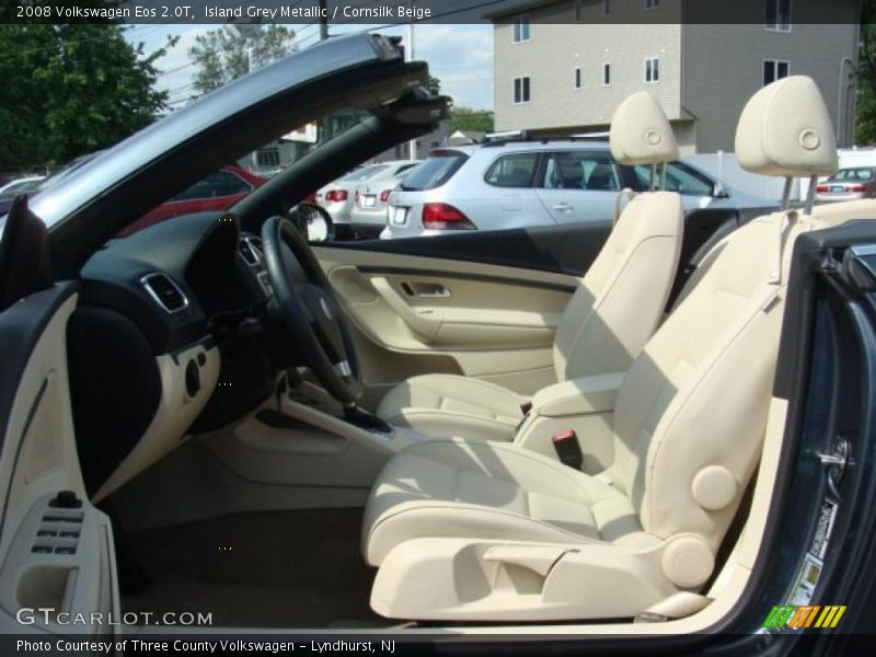 Island Grey Metallic / Cornsilk Beige 2008 Volkswagen Eos 2.0T