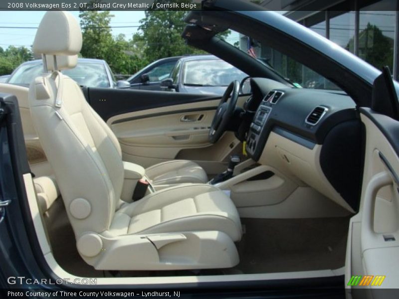 Island Grey Metallic / Cornsilk Beige 2008 Volkswagen Eos 2.0T